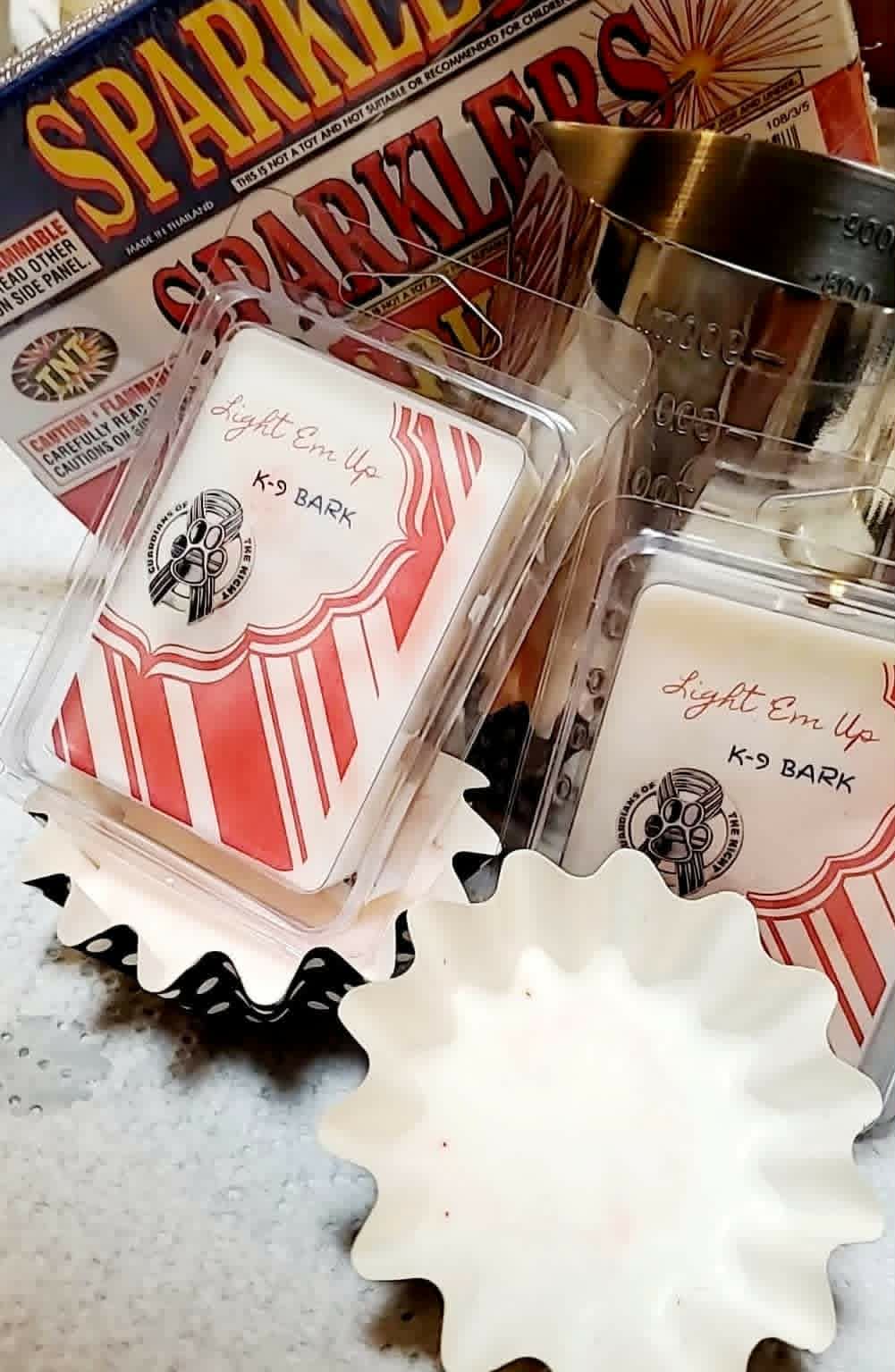 K9 Bark wax melts and candle-making supplies